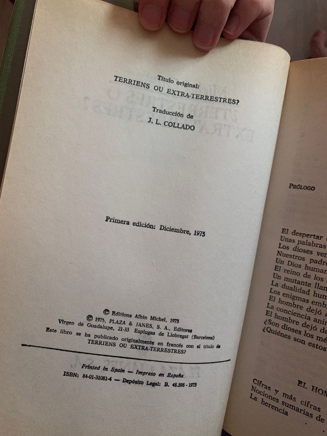 Terrestres o extraterrestres