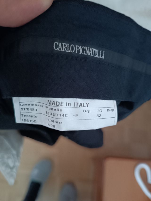 Abito da sposo Carlo Pignatelli colore nero