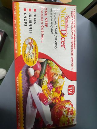 cortador de verduras nuevo NICER DICER GENIUS