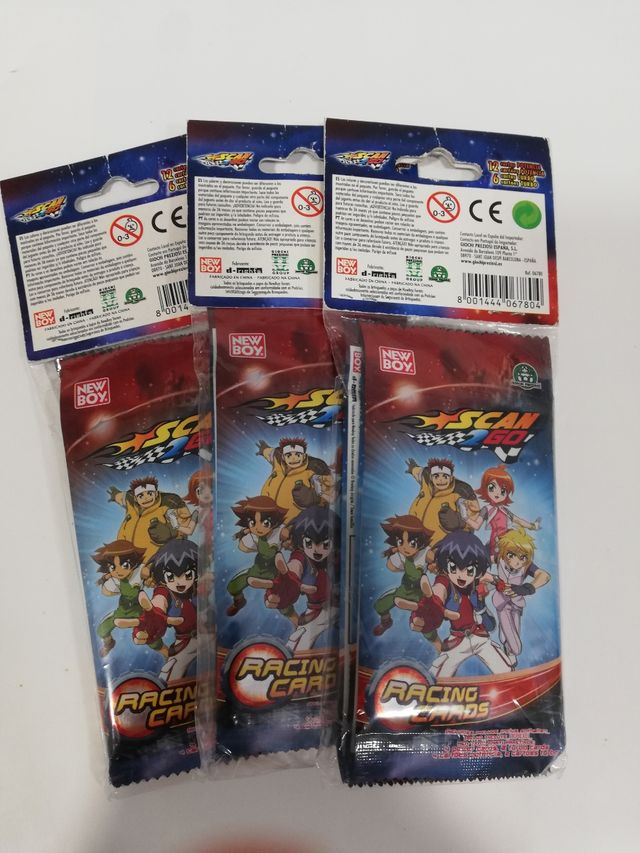 Cartas Scan 2 go racing cards