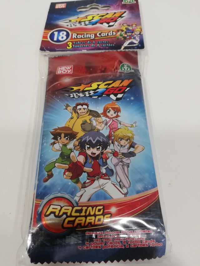 Cartas Scan 2 go racing cards