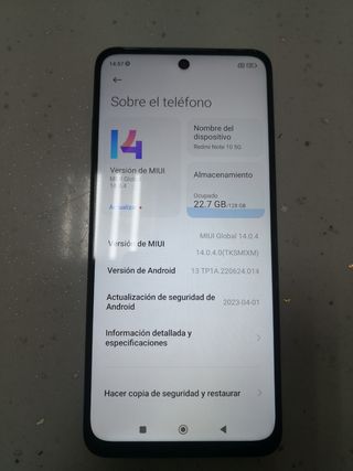 XIAOMI REDMI NOTE 10 5G PIEZAS