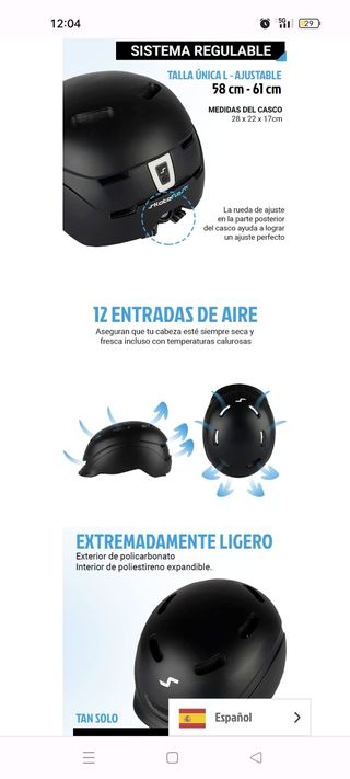 Casco Galeati patín Skateflash