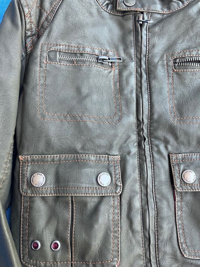 Chaqueta niña piel talla 4-5 años