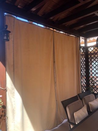 Pérgola de madera + tejado