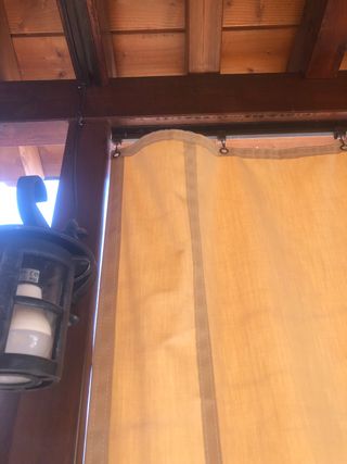 Pérgola de madera + tejado