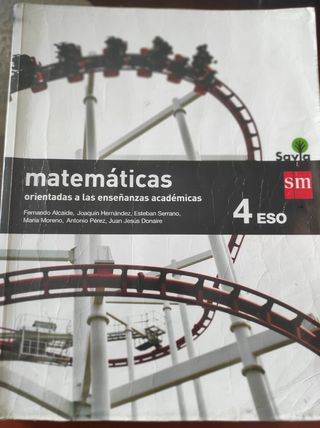 Matemáticas académicas 4 ESO SM