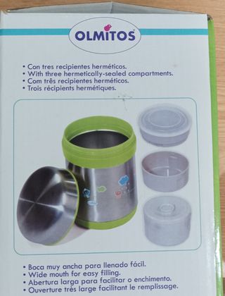 Termo para comida y agua bebés