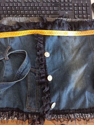 Corpiño vaquero t-44