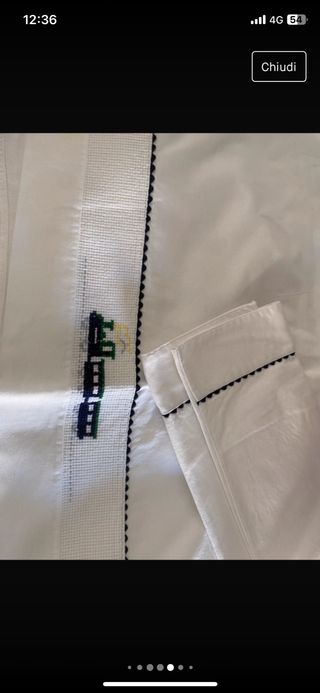 trapunta paracolpi & set lenzuola lettino sponde