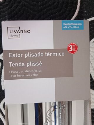Estor plisado térmico