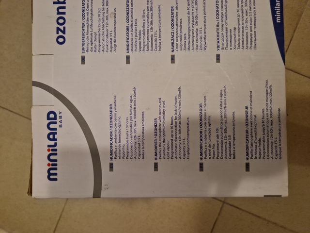 Humificador miniland ozonball 3.5l