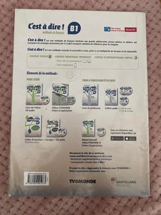 Libro Frances, C’est à dire! B1