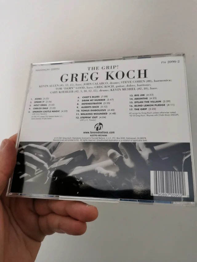 (TAB+CD) Greg Koch (Guitar Play-along + The Grip)