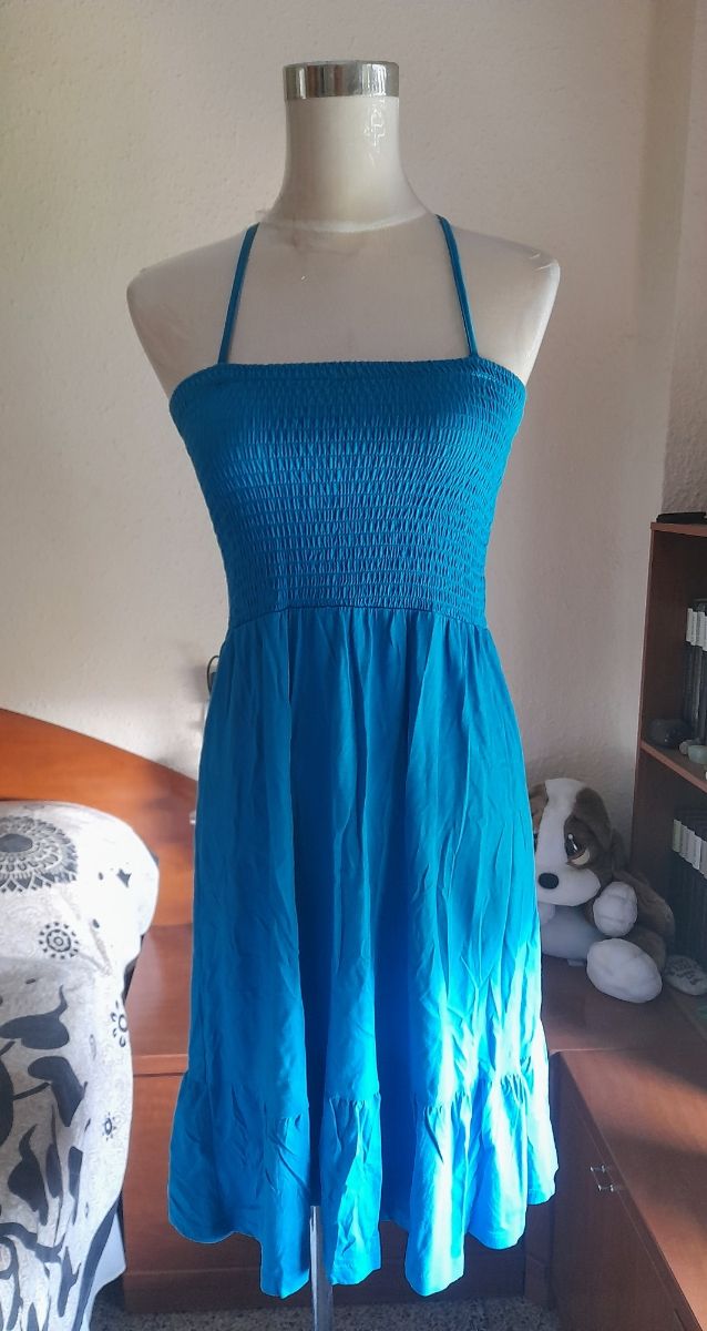 Vestido tirantes múltiposiciones S/M o 36-38.