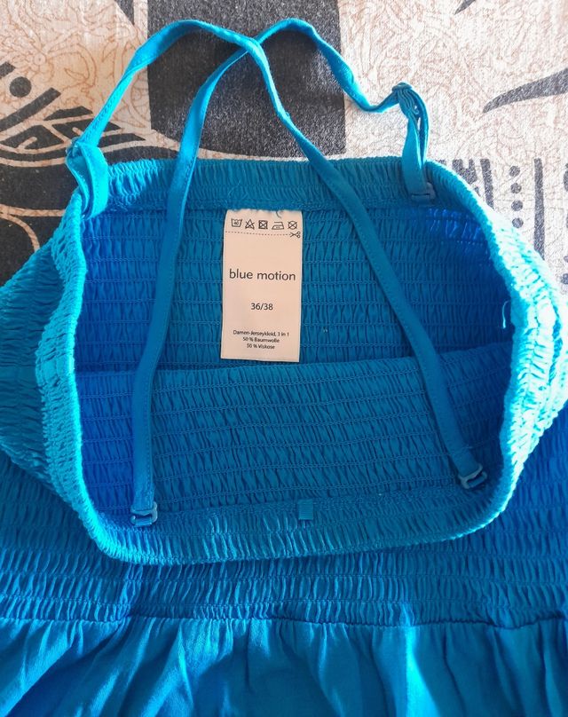 Vestido tirantes múltiposiciones S/M o 36-38.