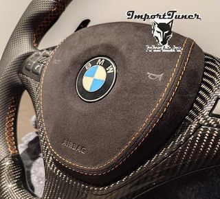 Volante Bmw X5 E70 X6 E71 fibra carbono