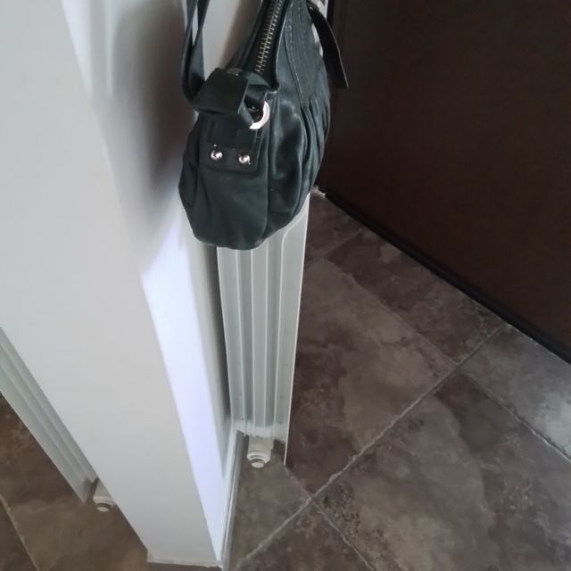 Benetton Vintage mini bag verde pelle