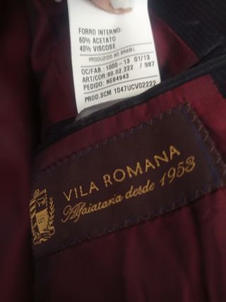 Chaqueta caballero negra 52M