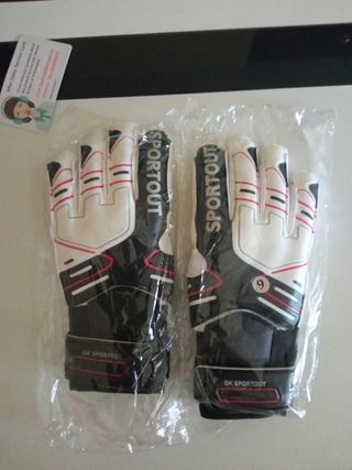 Guantes de portero. Talla 6