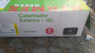 CALENTADOR ESTANCO 12 L PARA GAS NATURAL.