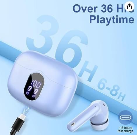 Auriculares Inalámbricos, Auriculares Bluetooth 5.