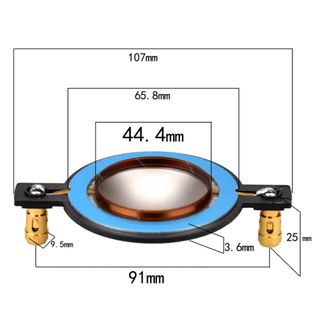 MEMBRANAS DE 44.4 MM MUEVAS.
