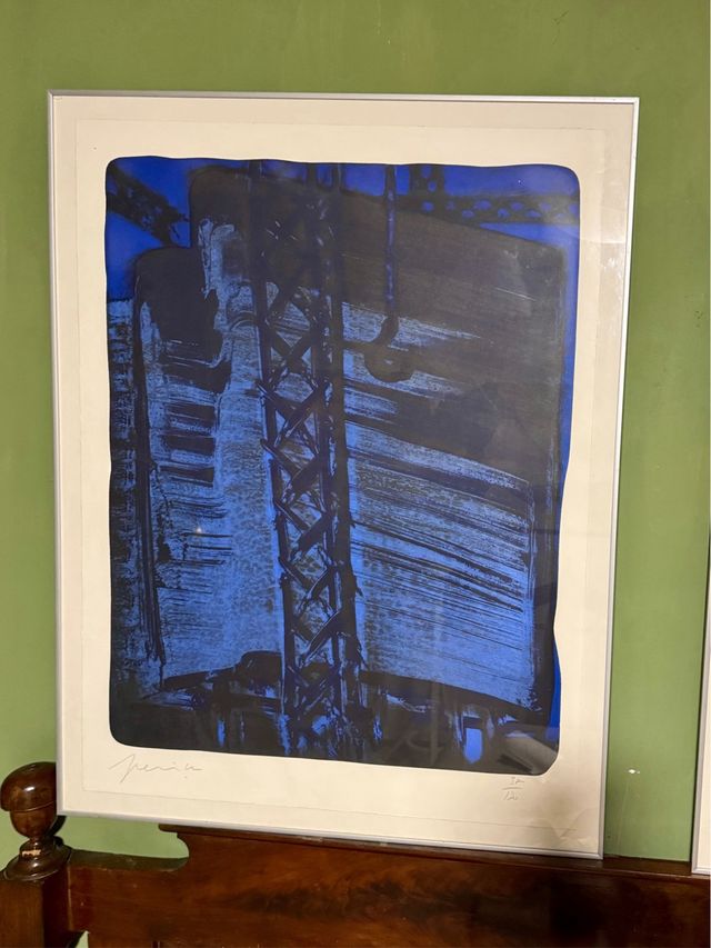 Litografia firmada . Perico pastor Precio unidad !