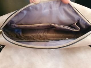 Bolso bandolera beige