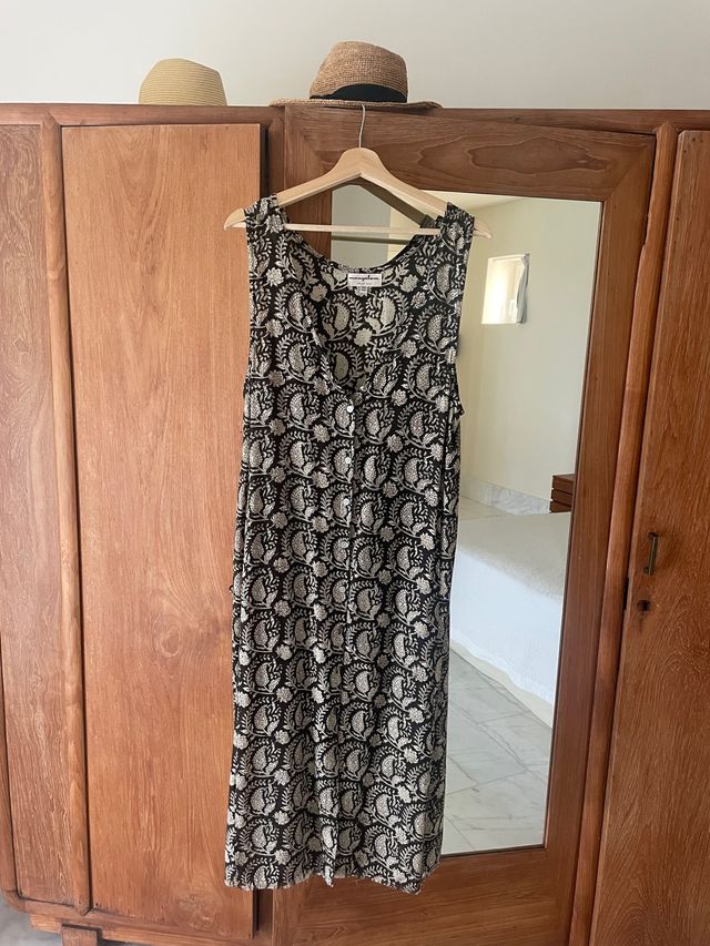 Vestido camisero playa