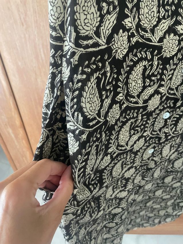 Vestido camisero playa