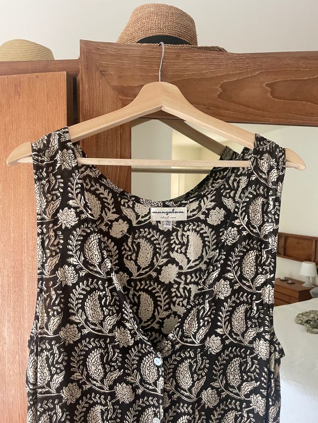 Vestido camisero playa