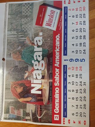 Calendario 1995 Winston