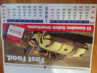 Calendario 1995 Winston