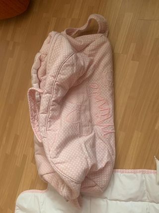 Bolsa bebé, cambiador y funda 