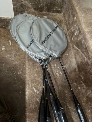 raqueta badminton fisher Action titanium