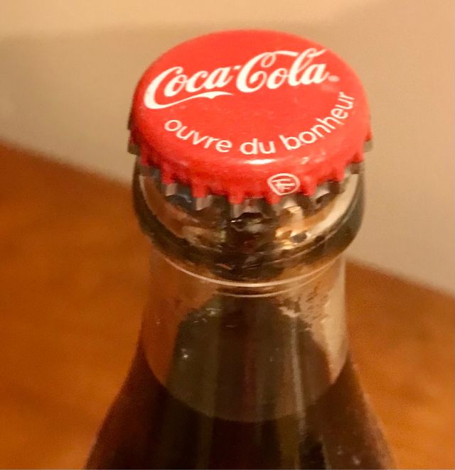 Botella Coca Cola de Francia de 33 cl