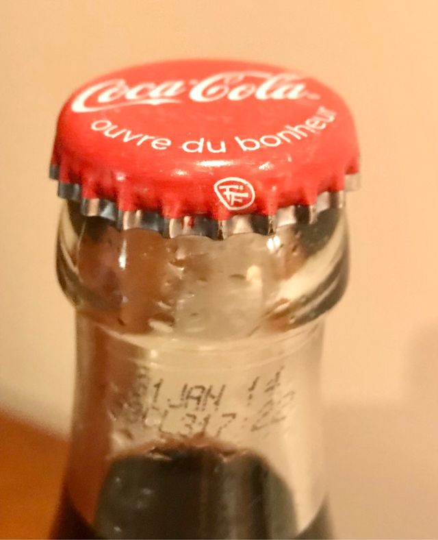 Botella Coca Cola de Francia de 33 cl