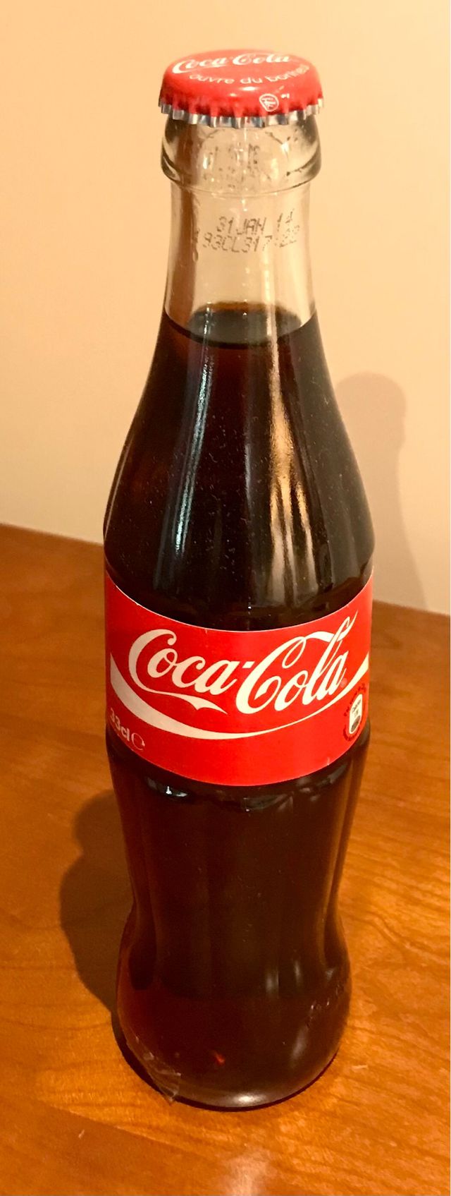 Botella Coca Cola de Francia de 33 cl