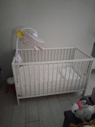 Culla unisex legno bianca Ikea consegna sul posto