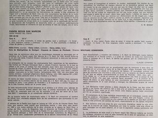 7 vinilos Bach Pasiones completa todos los santos