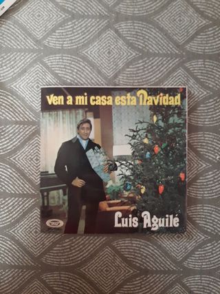Disco de vinilo navidad Raphael y Luis Aguilé