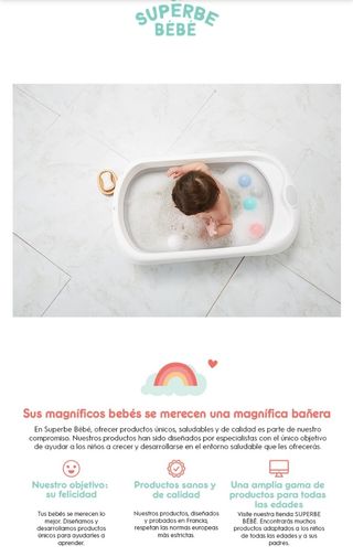 Bañera plegable bebé