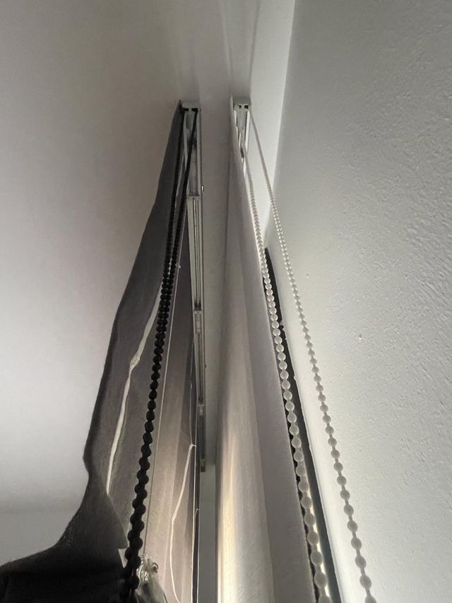 Cortina tipo estor plegable