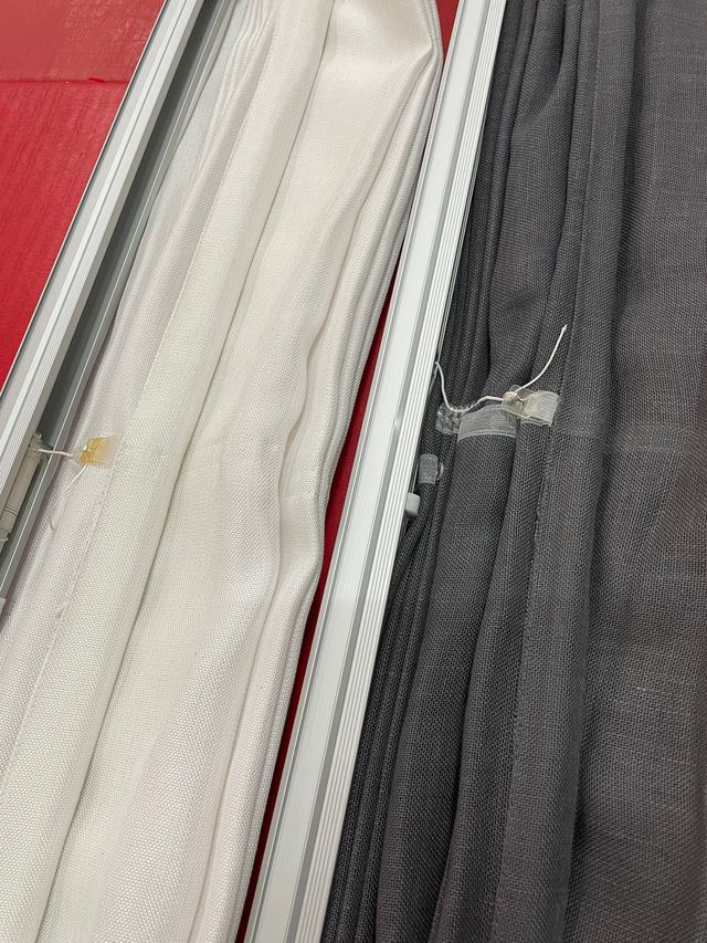 Cortina tipo estor plegable