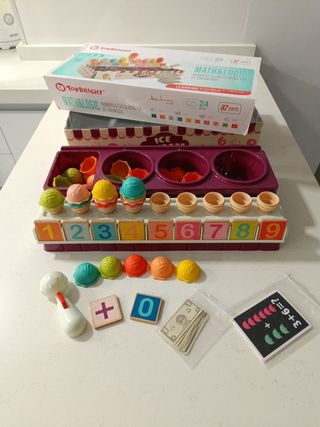 Heladería para aprender los números