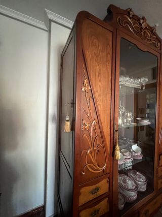 Vitrina modernista de principios del siglo XX