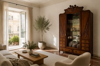 Vitrina modernista de principios del siglo XX