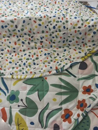 Colcha estampada reversible cama 90/105