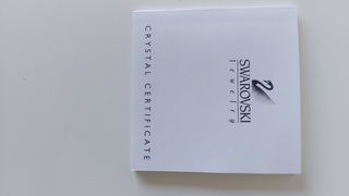 Collar Swarovski bañado en oro